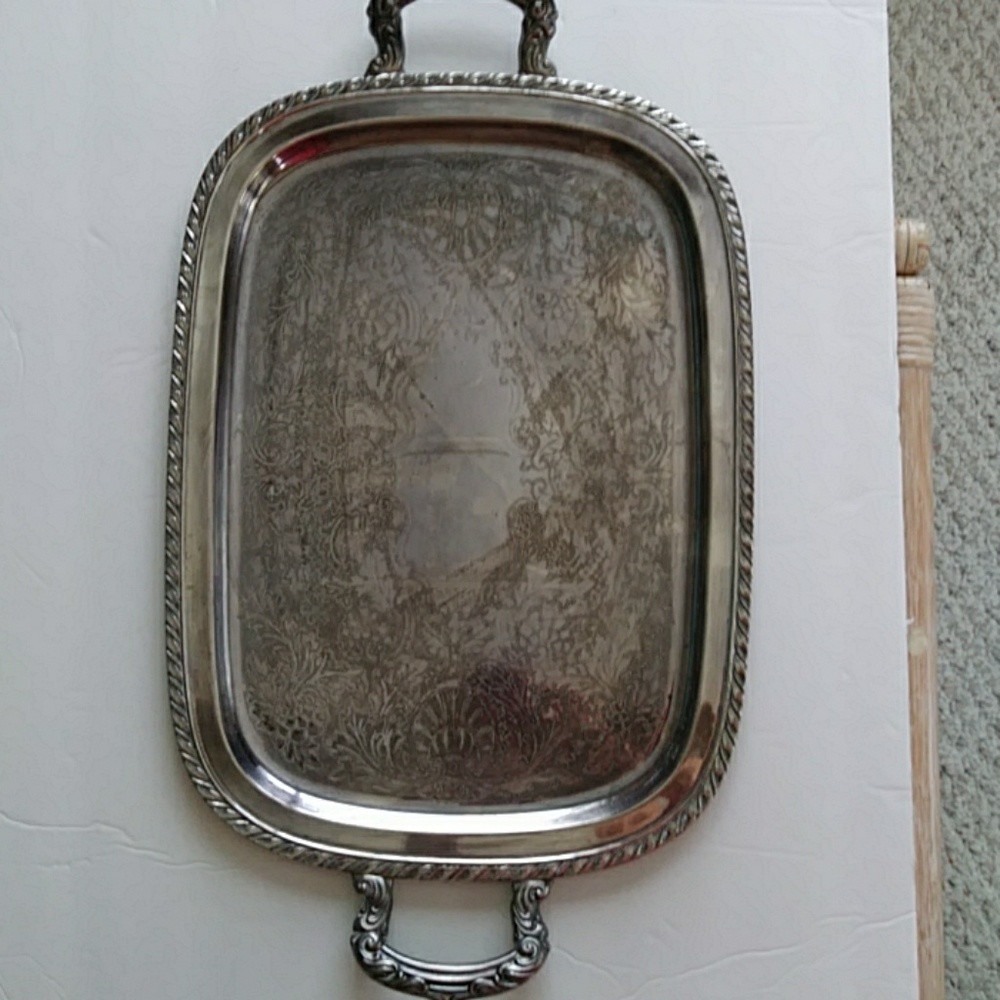 Oneida Silverplated Rectangular Serving Tray